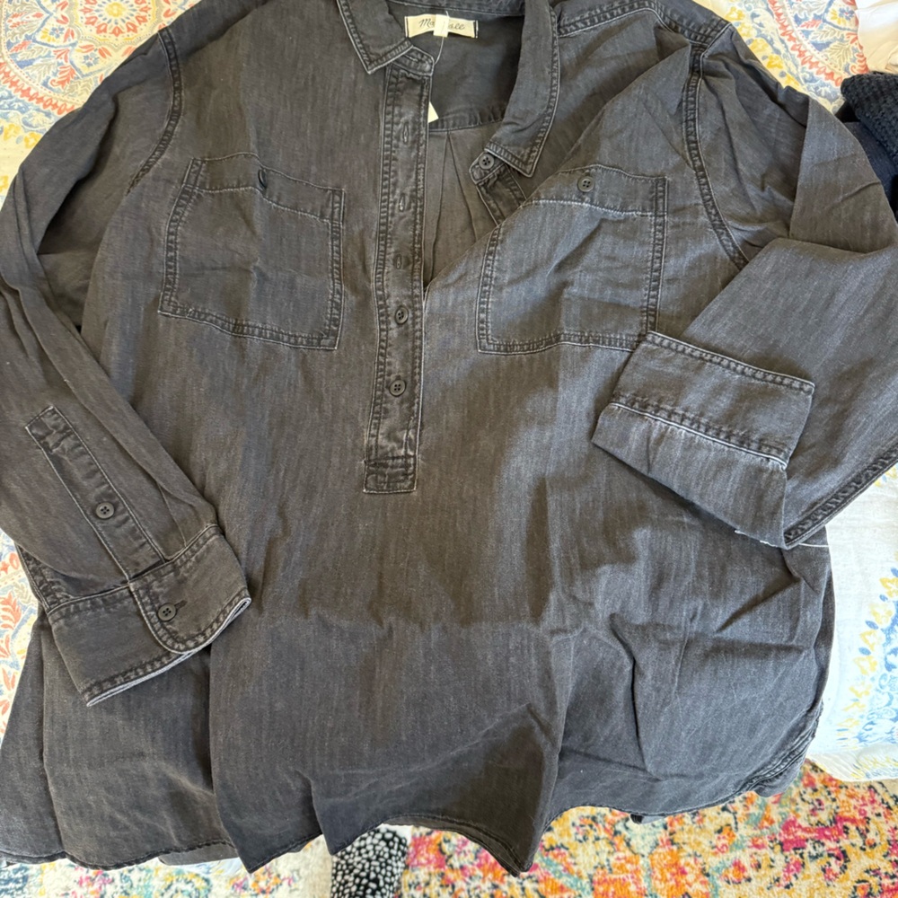 Madewell denim tunic